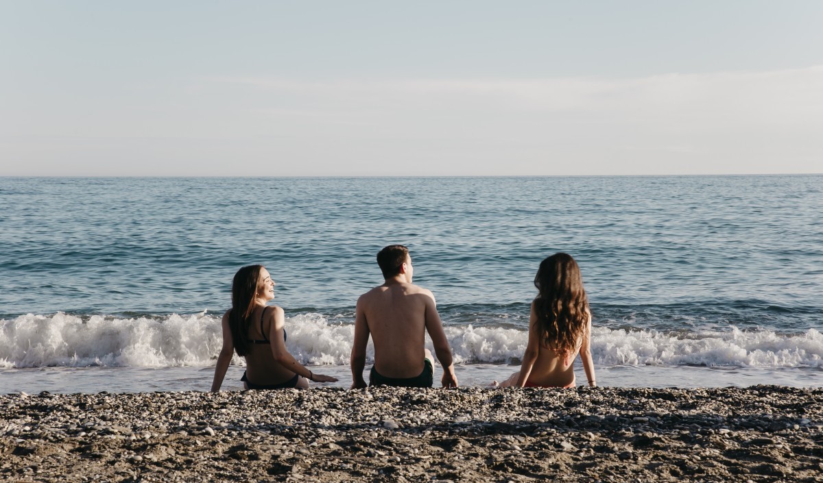 Friends on the beach