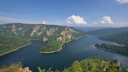 Krasnojarsker Stausee, Russland