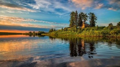 Lago Onezhskoe, Russia