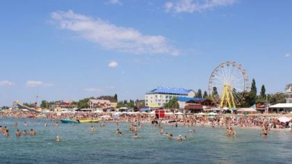Hafen von Zhelezniy, Ukraine