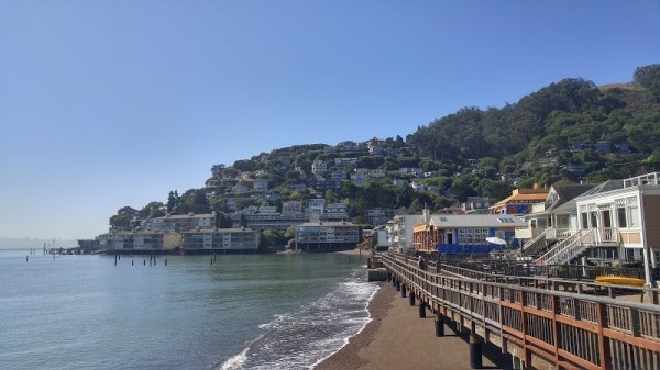 Water temperature in Sausalito in Pacific Ocean now