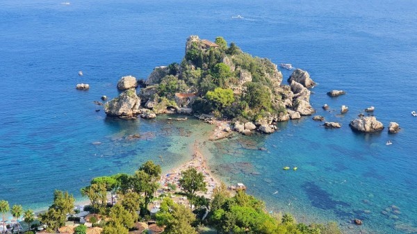 Water temperature in Taormina in Mediterranean Sea now